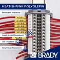 thumbnail image 3 of Brady Authentic (M21-187-C-342) Tubo termorretráctil PermaSleeve para paneles eléctricos y de control, mazo de cables negro sobre blanco, para impresoras M210 M210-LAB M211 BMP21-PLUS y BMP21-LAB .335, 3 of 5