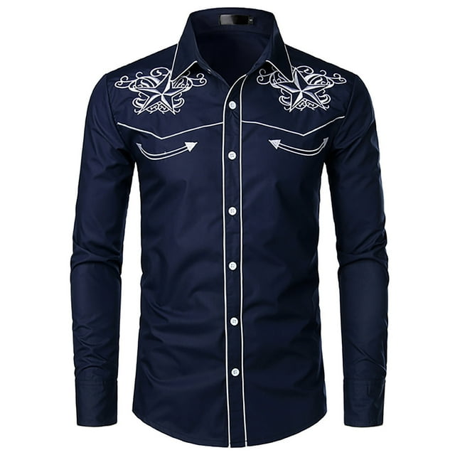 Pompotops Pull Décontracté Brodé à Manches Longues pour Hommes Automne Hiver en Solde