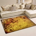 thumbnail image 2 of Dreamtimes Lightweight Soft Area Rugs 60 x 39 inch (5'x 3'3"), Music Grunge Background Floor Mat for Kids Playing Room Hardwood Floor Living Room Nursery Rugs, 2 of 6