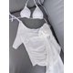 thumbnail image 5 of Conjunto de bikini de tres piezas, bikini europeo y americano, traje de baño de mujer con estampado de flores en 3D, 5 of 5
