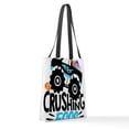thumbnail image 5 of CafePress - New Easter Monster Truck Crushi - Polyester Tote Bag 16"x16", 5 of 5