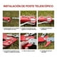 thumbnail image 4 of Cortador De Ramas Altas Exteriores 2 En 1 Para Ramas Altas rojo plata, 4 of 5