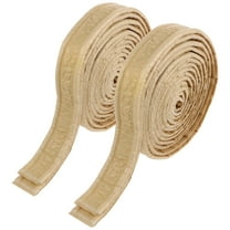 WASHWEPE 2Pcs Golden Square Self-Adhesive Moulding Trim for Wall Molding 8.9x1.6x0.1in PVC