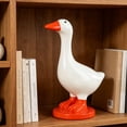 thumbnail image 5 of Resin White Bird Key Figurine With Beak Hook, 5 inch Decorative Tabletop Ornament for Hanging Keys, Entryway Shelf and Living Room Indoor Home Decor, 5 of 6