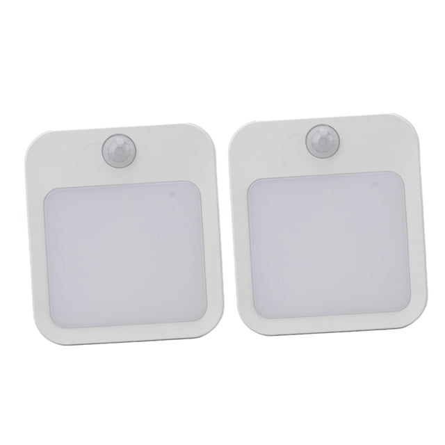 Luz Nocturna Con Sensor De Movimiento, ABS De Bajo Consumo, Luz Nocturna LED Blanca Para Dormitorio