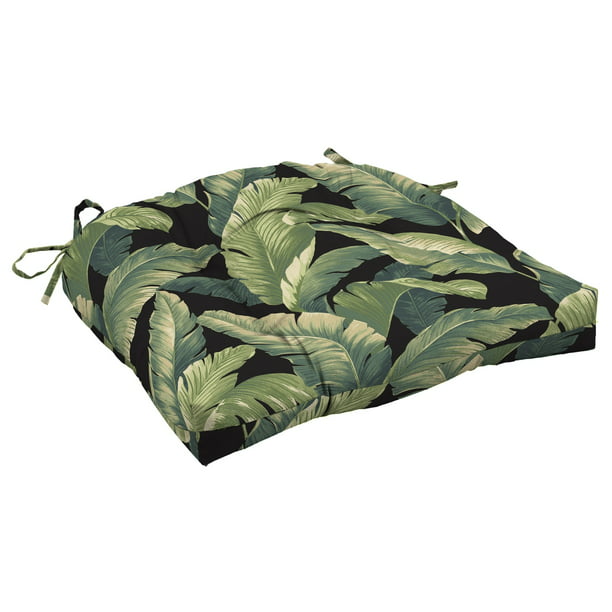 Arden Selections Onyx Cebu Outdoor Wicker Seat Cushion 2 Pack 18 In L X 20 W 5 H Com - Camo Outdoor Furniture Cushions