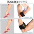 thumbnail image 4 of HURRISE 2PCS Adjustable Elbow Support Brace Muscle Tissue Joint Pain Relif with Compression Pads, 4 of 6