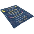 thumbnail image 3 of Daughter Gifts, Flannel Blanket with Encourage and Love Saying, Proud of You Gifts for Daughter on Birthday Valentines Day Wedding Day Graduation Back to School from Mum, 60 * 50IN, 3 of 6