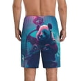 thumbnail image 6 of KLL DJ Panda Hot Air Balloon for Men's 1-Pack Shorts,Sleep Pajama Shorts for Men Soft Pj Shorts Men's Pajama Bottoms Sleepwear -4X-Large, 6 of 7