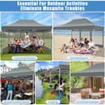 thumbnail image 5 of COBIZI 10x15 Heavy Duty Pop Up Canopy Tent with Mosquito Netting-Waterproof UPF 50+ Gazebo with Mesh Sidewalls for Party,Backyard&Camping,Dark Green, 5 of 9