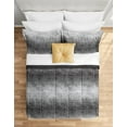 thumbnail image 3 of Mainstays Black and White Geo Stripe 10 Piece Bed in a Bag Comforter Set with Sheets, Queen, 3 of 10