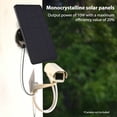 thumbnail image 4 of Montaje Pared Monocristalino Panel Solar 10W 5W para Luces (puerto Negro), 4 of 9