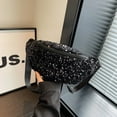 thumbnail image 5 of BLEEUS Women Bag Women Fanny Pack Pu Leather Sequin Coin Purse Single Shoulder Bag Chest Bag, 5 of 10