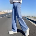 thumbnail image 2 of HIPYLO Short Jeans Teen Girl Jeans Lined Pants Business Pants Size 14 Girls Clothes 10 Year Old Girl Clothes Girls Size 14-16, Sky Blue 3-4 Years, 2 of 4
