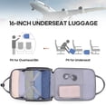 thumbnail image 2 of MIUSSE Underseat Carry on Luggage 16 Inch Soft Sided Luggage with Wheels and TSA Lock Airline Approved Small Suitcase for Men Women, 2 of 7