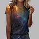 thumbnail image 5 of Camisetas Casuales de Mujer Día de San Valentín Impreso Cuello Tripulado Manga Corta, Top de Moda para la Fiesta Y Diario, 5 of 8