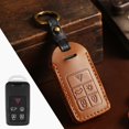 thumbnail image 1 of Car Key Fob Cover Case Protector For Volvo XC60 Car Key Case Fob Cover Crazy Horse Leather Handmade, 1 of 24