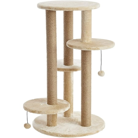 UPC: 0850016786289 | Two by Two Fir Multilevel Cat Tree and Scratch Pad