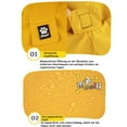 thumbnail image 2 of Furry Fashionista: Premium Material Dog Raincoat with Hood (Yellow), 2 of 7