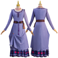 thumbnail image 3 of Wish Asha-vestidos de Cosplay para niñas y mujeres, vestido de noche de princesa púrpura, peluca, accesorios de fiesta de cumpleaños y Navidad, 2023, 3 of 4