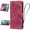 Red, variant on Nalacover for Google Pixel 8 Wallet Case, Flower Cat Embossed Pattern Magnetic Premium PU Leather Soft Silicone Shockproof Cover with Card Slots Holder Kickstand Flip Folio Case,Blue