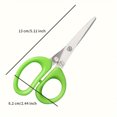 thumbnail image 4 of 5-Layered Stainless Steel Kitchen Scissors - Versatile Onion & Herb Shredder For BBQ & Indoor Use - Durable  Safe, 4 of 4