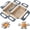 0.4-2, variant on Cross-Shaped Reusable Baking Liner Silicone, Silicone Loaf Pan Liner,Reusable Silicone Bread Sling with Four Handles, Non-Stick Lift-Out Cake Pan Liner for Sourdough Baking and Pound Cake