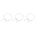 thumbnail image 3 of kurtrusly Fashionable Accessory Authentic 925 Sterling Adjustable Anklet For Gift 3Set, 3 of 6