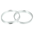 thumbnail image 6 of Unique Bargains 4 Pcs 73.1mm to 70.6mm Universal Car Hub Centric Rings Silver Tone, 6 of 6