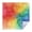 Colorful Tie Dye-1, variant on Pastel Wave Star Pattern Square Tablecloth,Waterproof Square Table Cover,Wipeable Spillproof Washable Table Cover for Home Kitchen Party Decor 42"X42"(107x107cm)
