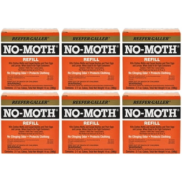 Reefer-Galler No-Moth Refill Cakes, 7 oz, 6 Count