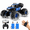 Blue, variant on Amphibious RC Car with HD Camera, 4WD Off-Road Remote Control Monster Truck, IP7 Waterproof, Gesture Sensing Wristband & 2.4GHz Controller, 45° Climbing, 2 Batteries for 50 Min Play