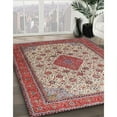 thumbnail image 2 of Ahgly Company Indoor Rectangle Traditional Tan Brown Medallion Area Rugs, 4' x 6', 2 of 6