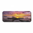 thumbnail image 1 of Tropical Computer Mouse Pad, Sunset at the Beach Horizon on Island Idyllic Weather Landscape, Rectangle Non-Slip Rubber Mousepad Large, 31" x 12" Gaming Size, Mauve Salmon Lilac, by Ambesonne, 1 of 2