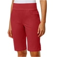 thumbnail image 5 of Yievot Womens Bermuda Shorts High Waisted Pull On Knee Length Office Business Casual Shorts, 5 of 9