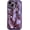 Light Purple, variant on for iPhone Xs Max Case, Water Ripple Wave Meteorite Bubble Pattern Chrome Plating Soft Compatible with iPhone Case (Light Silver,iPhone Xs Max)