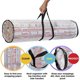 thumbnail image 5 of Naiovety Bolsa de papel de regalo de Navidad, organizador de envoltura, contenedor, soporte de cintas para rollos, resistente herramienta para Almacenamiento y organización del hogar Blanco 80cm Naiovety HA010541-02, 5 of 6