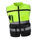 thumbnail image 1 of Chaleco reflectante de seguridad, chaleco de alta visibilidad, chaleco de construcción, visibilidad múltiple XXL Amarillo, 1 of 9