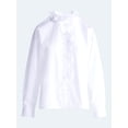thumbnail image 5 of Free Assembly Women's and Women's Plus Ruffle Neck Cotton Top, Sizes XS-4X, 5 of 5