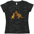 thumbnail image 3 of Inktastic Kangaroo family Women's T-Shirt, 3 of 5