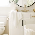 thumbnail image 3 of Plush Bamboo Bath Towel - Viscose from Bamboo + Cotton - White, 3 of 8