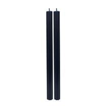 Better Homes & Gardens Unscented Taper Candles, Dark Blue, 2-Pack, 11 Inches Height