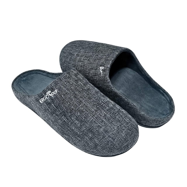 Ergofoot Zapatillas Ortopédicas Con Soporte Para El Arco Para Fascitis Plantar, Alivio Del Dolor, Cómodos Zapatos Ortopédicos Para Casa Con Suela De Goma Antideslizante Para Interiores Y Exteriores