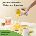 thumbnail image 7 of Portable Blender, 340 ml Personal Juicer Cup,USB Rechargeable,Household Fruit Mixer for Shakes and Smoothies,Easy to Clean,BPA Free for Travel, Home and Office, 7 of 7