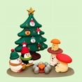 thumbnail image 3 of ZAKKA - Colgante pequeño de resina en miniatura con forma de hongo de Papá Noel para Navidad, decoración para el hogar, colección de adornos escénicos, regalo, 3 of 5