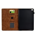 thumbnail image 5 of Embossed Folio Flip Smart Case Cover for iPad mini 1/2/3/4/5, Premium PU Leather Kickstand Card Slots Magnetic Auto Sleep / Wake with Pen Slot Case for iPad mini 1/2/3/4/5, Brown, 5 of 5