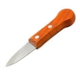 thumbnail image 4 of LEORX Chocolate Stainless Steel Oyster Knife for Opening Shell Clams Scallop Tools 7.5 inch, 4 of 8
