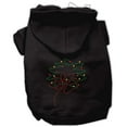 thumbnail image 5 of Christmas Pet, Dog  Cat Hoodie Rhinestone, "Christmas Wreath", 5 of 7