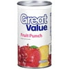 Great Value Fruit Punch, 12 fl oz