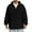 Black, variant on 1/4 Zip Pullover Men Ultra Soft Fleece Sweater Pullover Pocketed Fuzzy Winter Sweatshirt Coat (L, Dark Gray)